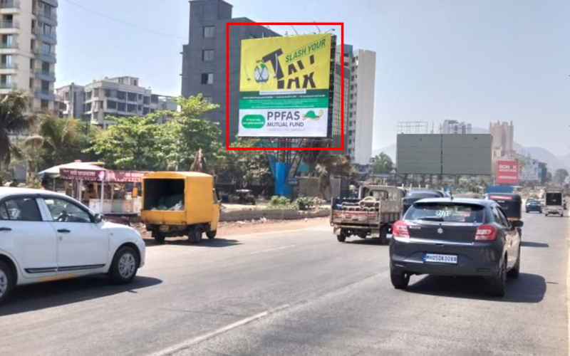 HOARDING : 40 X 40  DOMBIVLI – OPPOSITE SIDE CROMA SHOWROOM – DESAI NAKA NEAR LODHA PALAVA , THANE 2ND NO., DOMBIVALI