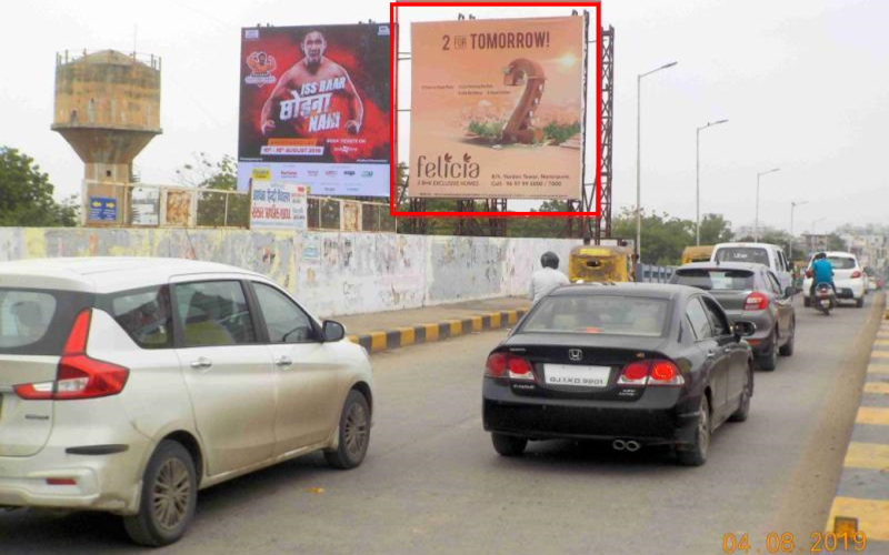 HOARDING : 20 X 20   CHANDLODIYA FLYOVER, GODREJ GARDEN CITY GOTA TO NIRNAY NAGAR – (R), CHANDLODIYA
