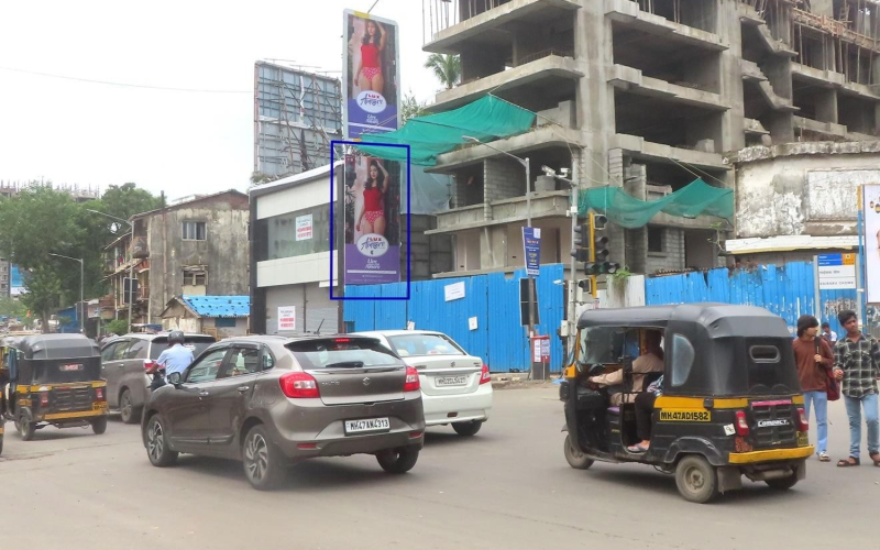 HOARDING : 10 X 20  ON S.V. ROAD, NEAR NATRAJ MARKET – DN