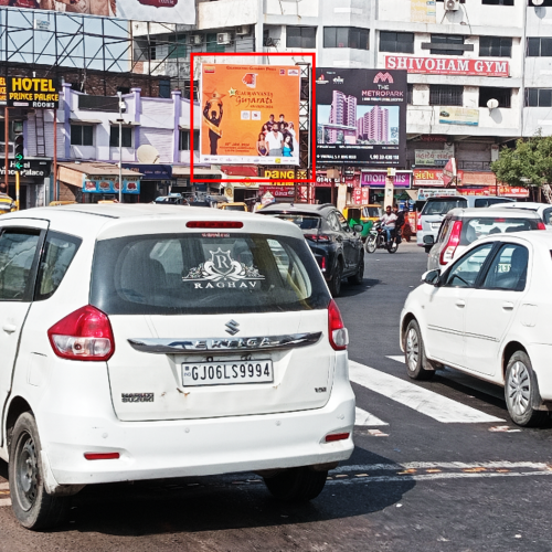 UNIPOLE : 14 X 14  OPP.EXPRESSWAY CITY ENTRY FACING FORM BARODA TO AHMADABAD  – L, CTM 