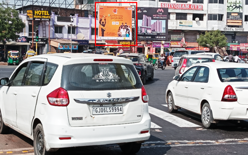 UNIPOLE : 14 X 14  OPP.EXPRESSWAY CITY ENTRY FACING FORM BARODA TO AHMADABAD  – L, CTM 