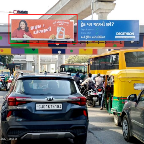 GANTRY : 30 X 10   HELMATE FLY OVER, MANAV MANDIR TO VIJAY CROSS ROAD – L, Drive in Road