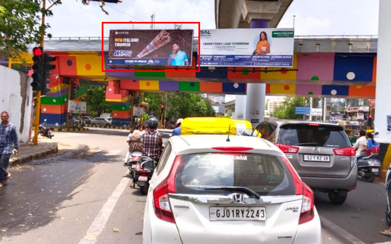 GANTRY : 25 X 10   HELMATE FLY OVER, VIJAY CROSS ROAD TO MANAV MANDIR – L, Drive in Road