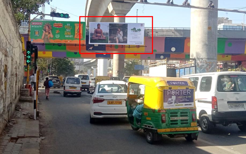 GANTRY : 25 X 10   HELMATE FLY OVER, VIJAY CROSS ROAD TO MANAV MANDIR – R, DRIVE IN ROAD