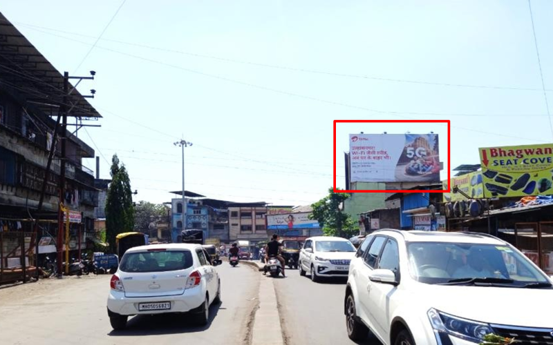 HOARDING : 44 X 26  SHREE RAM CHOWK ULLASNAGAR TOWARDS METRO MALL, ULLASNAGAR