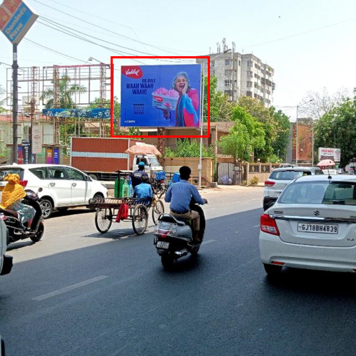 HOARDING : 20 X 15   DRIVE IN ROAD, HIMALAYA MALL, TOWARDS HELMATE CIRCLE, DRIVE IN ROAD