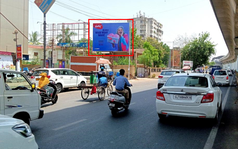 HOARDING : 20 X 15   DRIVE IN ROAD, HIMALAYA MALL, TOWARDS HELMATE CIRCLE, DRIVE IN ROAD