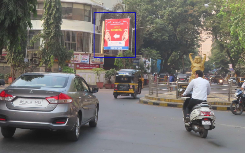 HOARDING : 10 X 10 OPP. CROMA TOWARDS PRABODHAN, BORIVALI [BOTH SIDE]