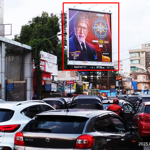 HOARDING : 30 X 30 GHATKOPAR ROB TRAFFIC MOVING TOWARDS KURLA MARKET CITY SOLO, GHATKOPAR