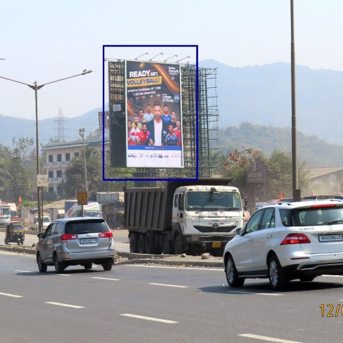 HOARDING : 30 X 42  ON WEH, AT FOUNTAIN JUNCTION, BHAYANDAR