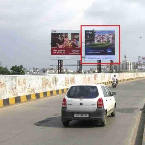 HOARDING : 20 X 20  GHATLODIYA FLYOVER, SOLA BHAGWAT TO PRABHAT CHOWK (R), GHATLODIYA