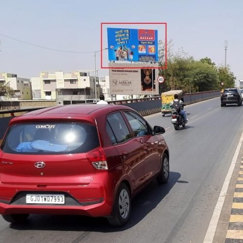 HOARDING : 25 X 15   HEBATPUR BRIDGE TOWARDS SCIENCE CITY -UPPER, HEBATPUR