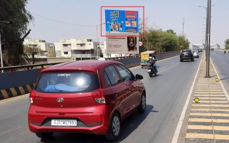 HOARDING : 25 X 15   HEBATPUR BRIDGE TOWARDS SCIENCE CITY -UPPER, HEBATPUR