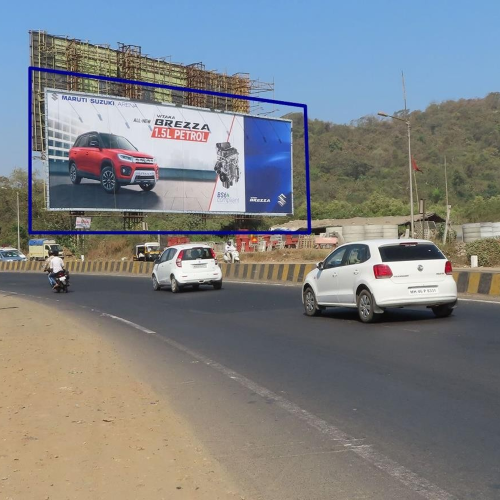 HOARDING : 124 X 41 ON GB ROAD, NR. KAJU PADA, THANE
