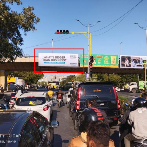 GANTRY : 30 X 10   IIM FLYOVER TOWARDS DRIVE IN ROAD FCG KESHAVBAUG (L), IIM