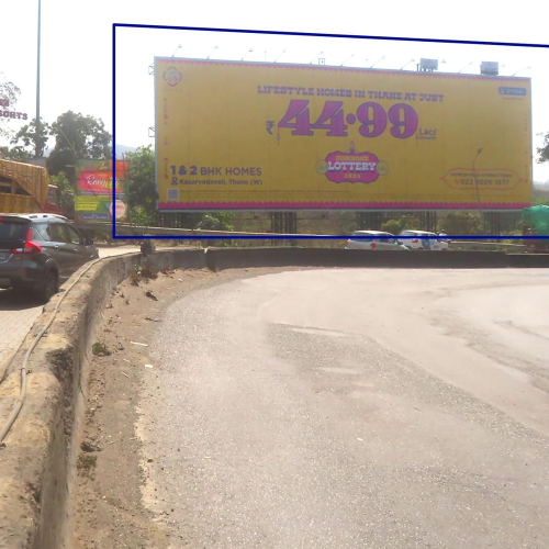 HOARDING : 124 X 41 ON GB ROAD, NR. KAJU PADA, THANE
