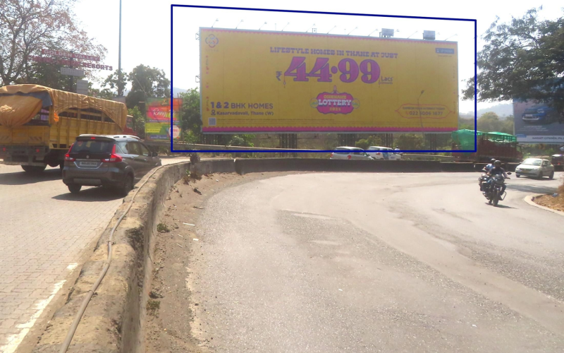 HOARDING : 124 X 41 ON GB ROAD, NR. KAJU PADA, THANE