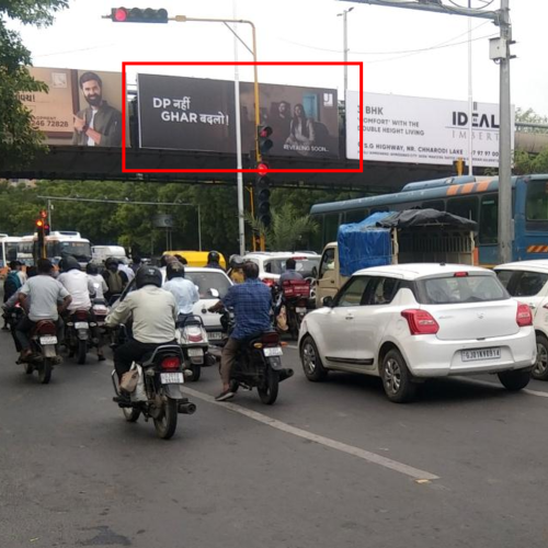 GANTRY : 30 X 10   IIM FLYOVER TOWARDS DRIVE IN ROAD FCG KESHAVBAUG (CENTRE), IIM
