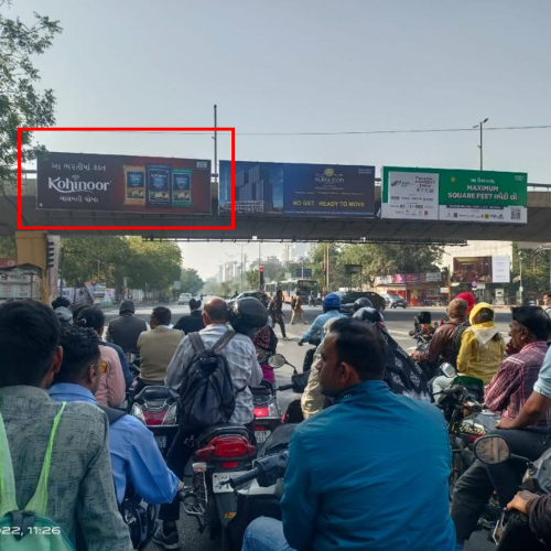GANTRY : 30 X 10  IIM FLYOVER TOWARDS KESHAVBAUG FCG DRIVE IN ROAD (L), IIM