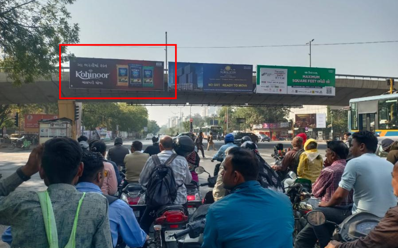 GANTRY : 30 X 10  IIM FLYOVER TOWARDS KESHAVBAUG FCG DRIVE IN ROAD (L), IIM