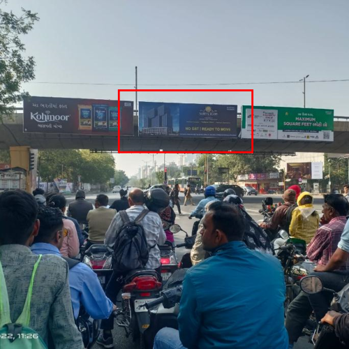 GANTRY : 30 X 10   IIM FLYOVER TOWARDS KESHAVBAUG FCG DRIVE IN ROAD (C), IIM