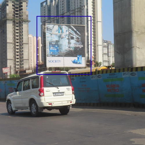 HOARDING : 40 X 41  ON GHODBUNDER ROAD (RHS) (OLD BELLA), THANE