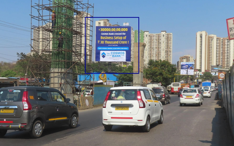 HOARDING : 40 X 41  ON G.B. ROAD, NR. BHAYANDER PADA (1ST)