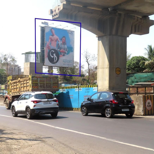 HOARDING : 40 X 41 ON G B ROAD, AFTER RUSTOMJEE, THANE