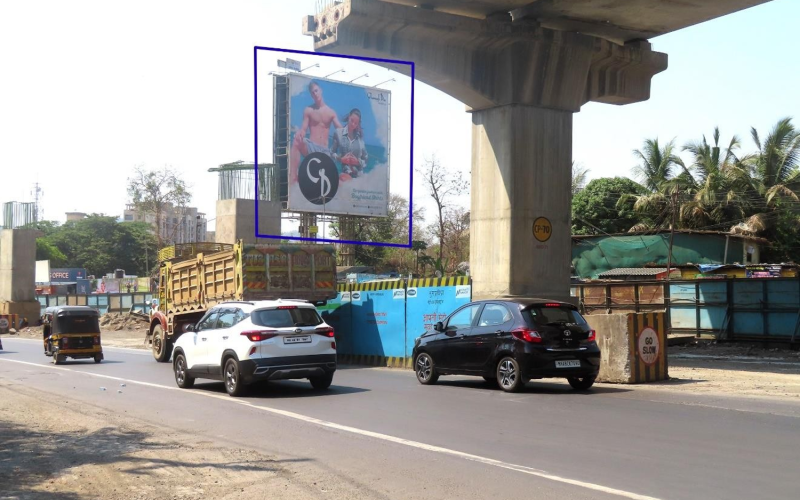 HOARDING : 40 X 41 ON G B ROAD, AFTER RUSTOMJEE, THANE