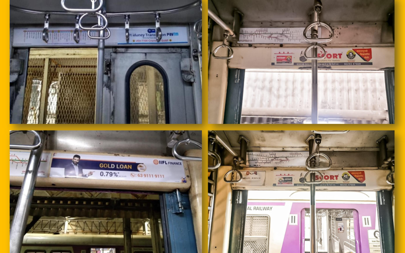 TRAIN AD : ROUTE MAP INSIDE TRAIN AD – MUMBAI